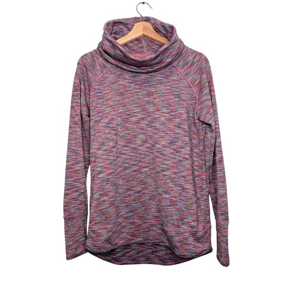 Marc New York Performance Cowl Neck Pullover Women’s Medium Multicolor Stripe - Picture 1 of 10